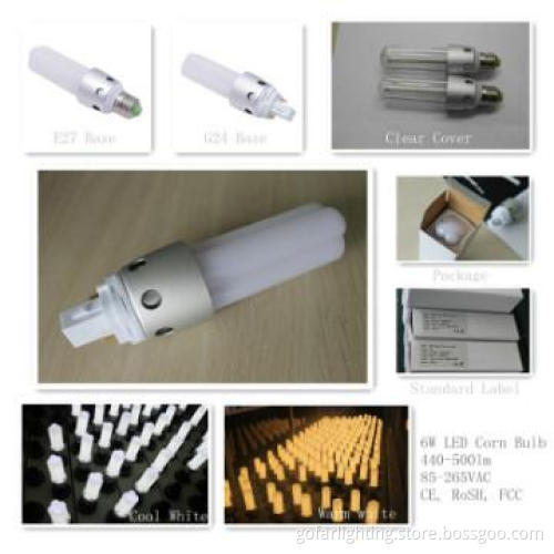 LED Bulb cool white 6W, 460-500lm, unique product